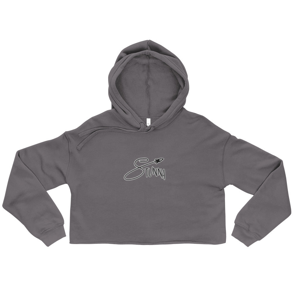 Stunna Logo Crop Hoodie